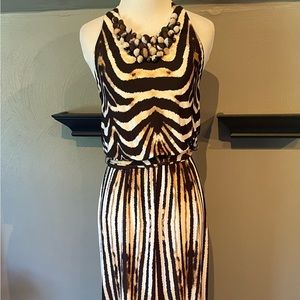 Zebra print dress